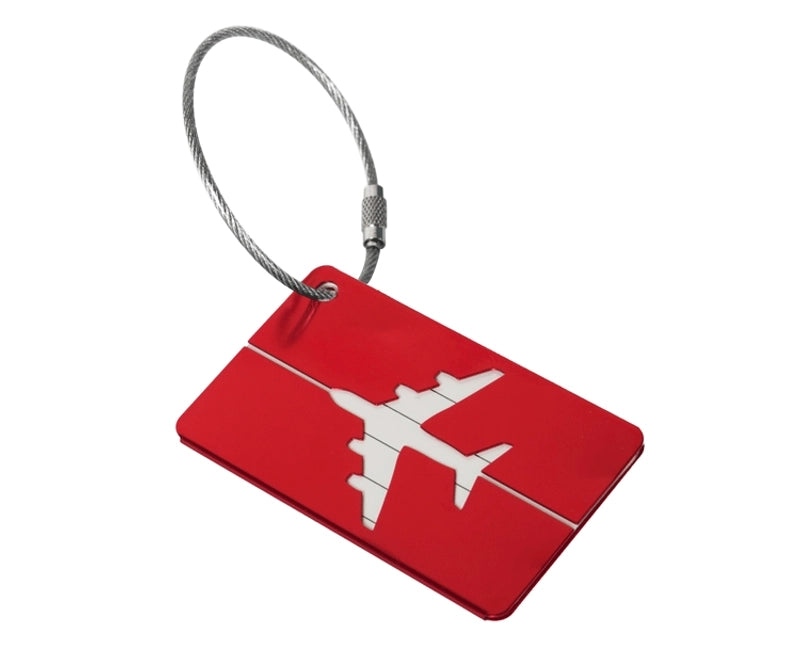 Aluminum Alloy Luggage Tag Boarding Metal Luggage Aircraft Shipping Elevator Tag Spot Factory
