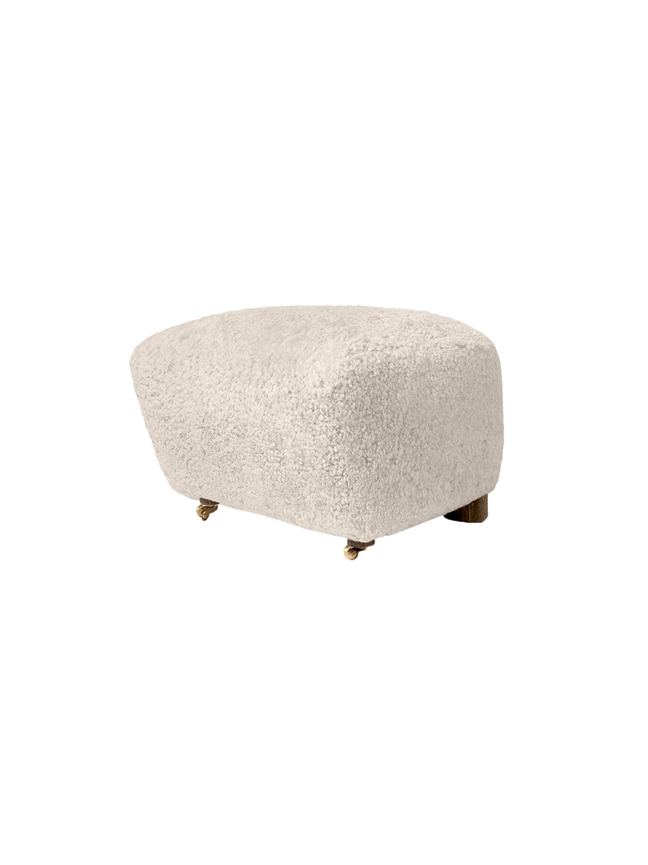 Tired Man Ottoman. Sheepskin