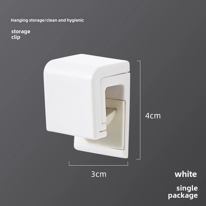 Wall-mounted Toothbrush Holder Storage Rack Punch-free Toilet Toothbrush Storage Rack Simple Wall-mounted Toothpaste Holder