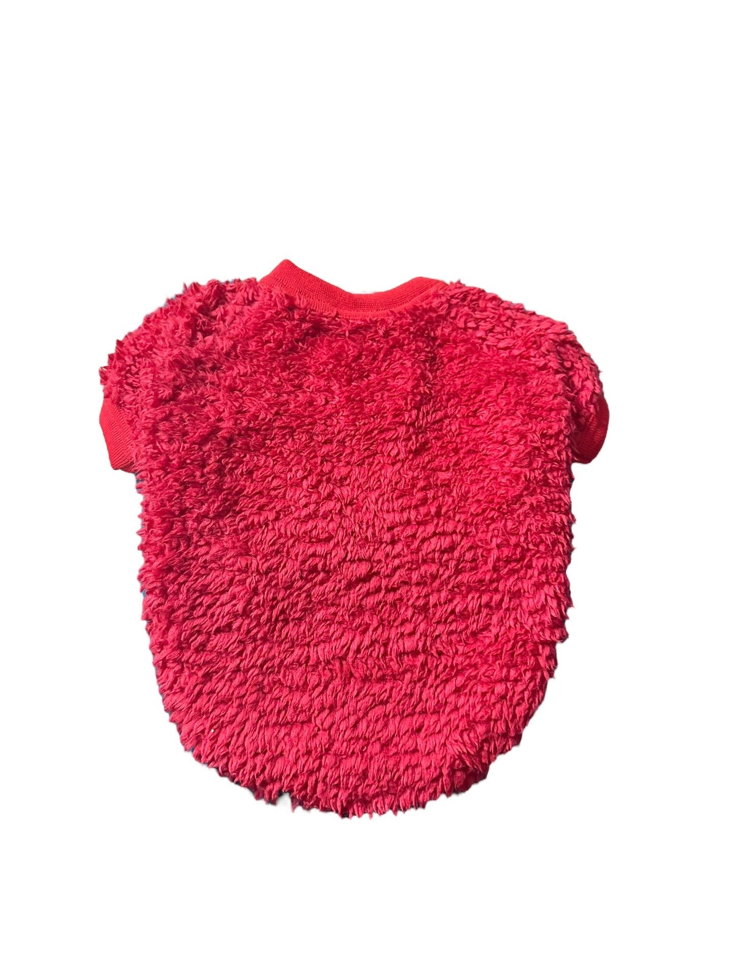 Cozy Pet Sweater -Red  🌺