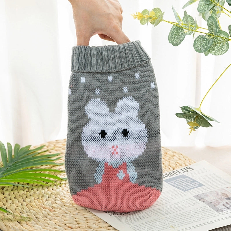 Casual Yarn Christmas Animal Fruit Pet Clothing 1 Piece