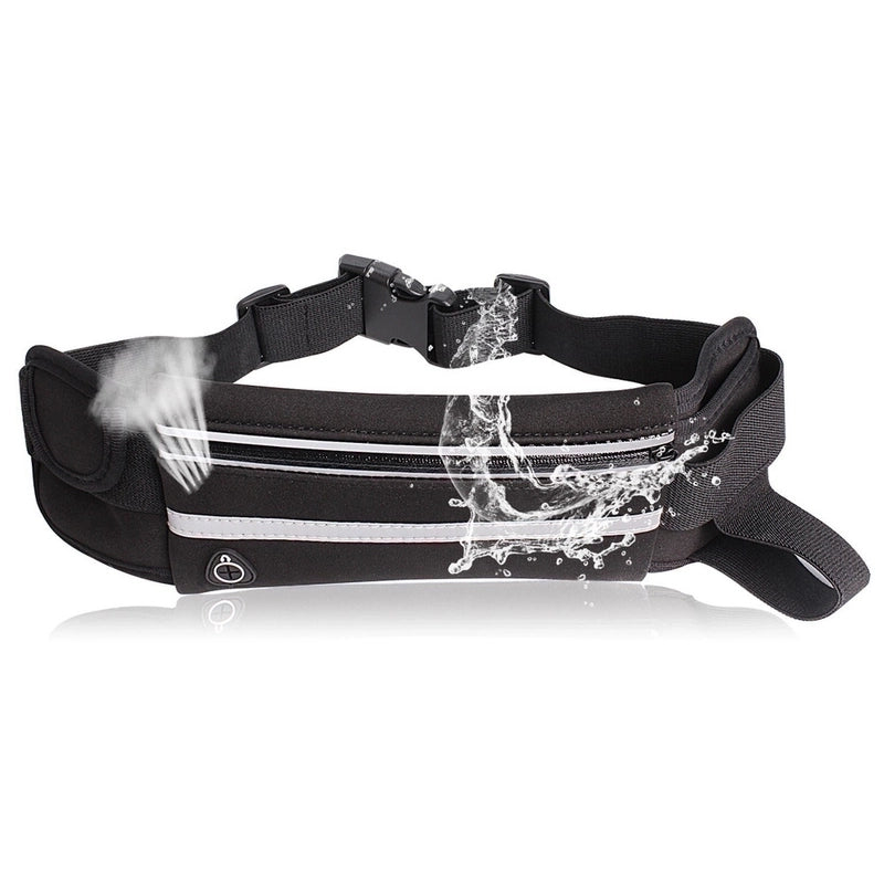 Fashion Solid Color Printing Square Zipper Fanny Pack