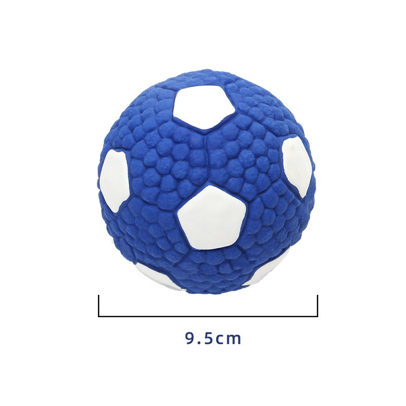 Rubber Dog Toy Football Tennis Ball Squeaky Sound Pet Toy Vibrant Color Ideal For Playtime Fun Your Furry Friend