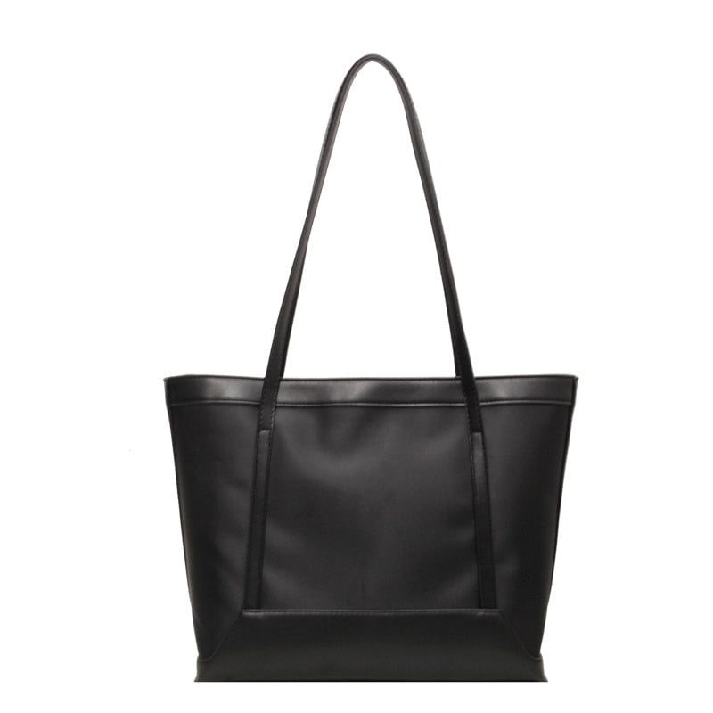 Women's Large Cloth Solid Color Classic Style Square Zipper Shoulder Bag