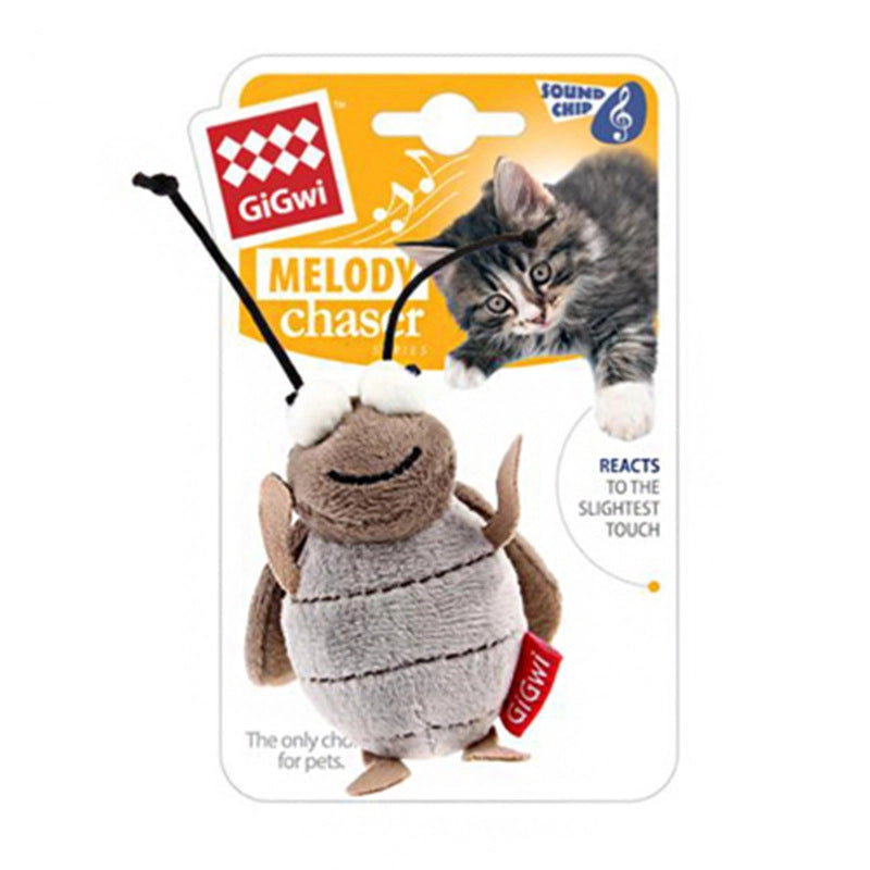Cat Toys Dazzling Prey Series Sound Toys Touch Induction Cricket Bird Hedgehog Parrot