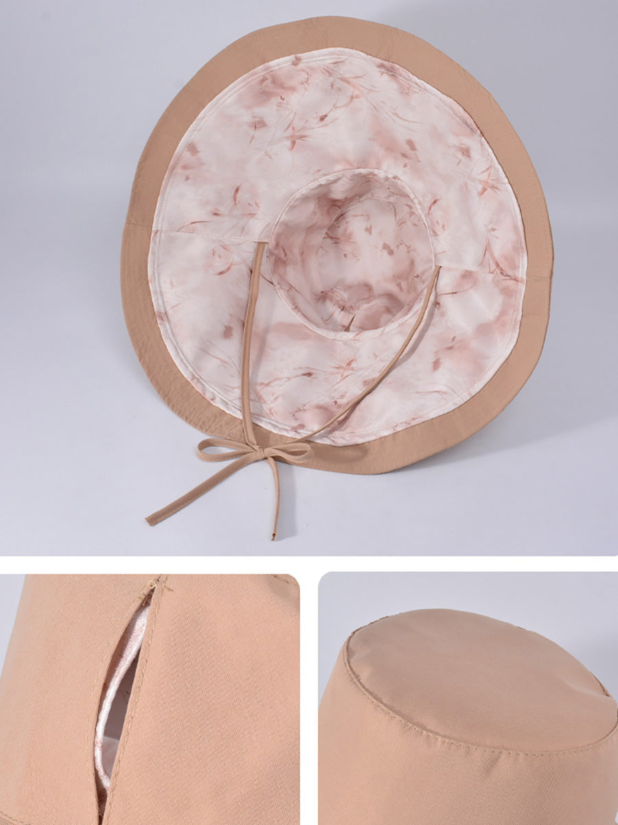 Women Summer Casual Dual-side Wearing Sunproof Hat