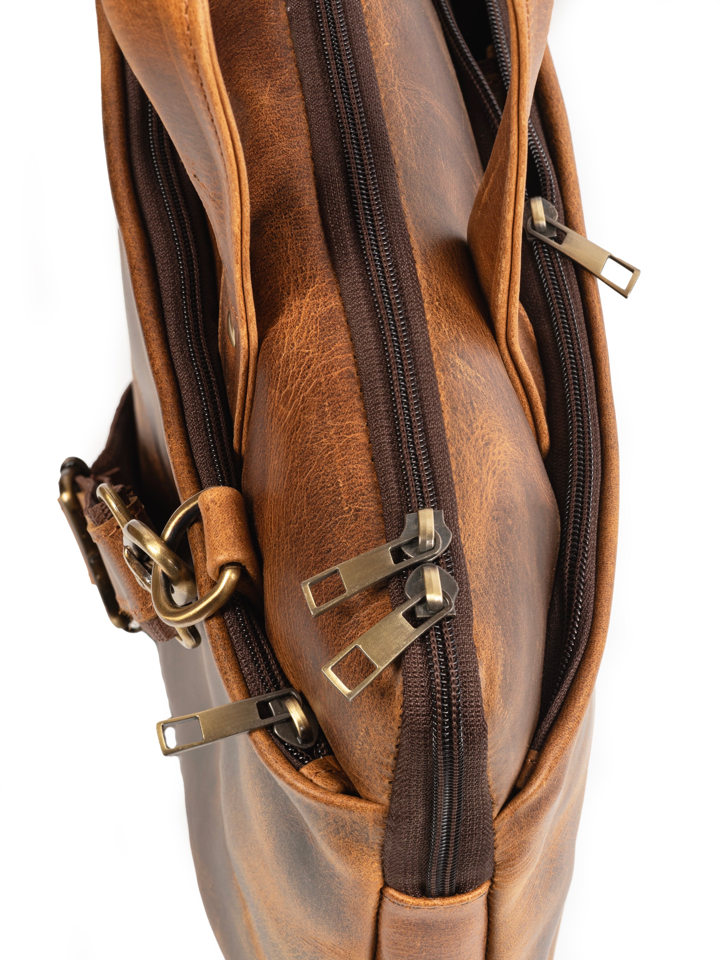 Harbor Laptop Briefcase. Tan