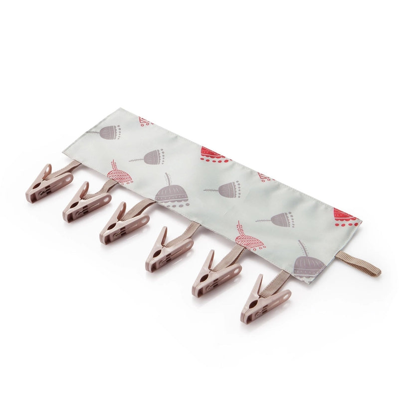 Portable Fabric Clothes Hanger Multi-functional Folding Cloth Clothes Clip Hanger Fabric Clip Drying Rack Socks Clip Inner Clothes Clip