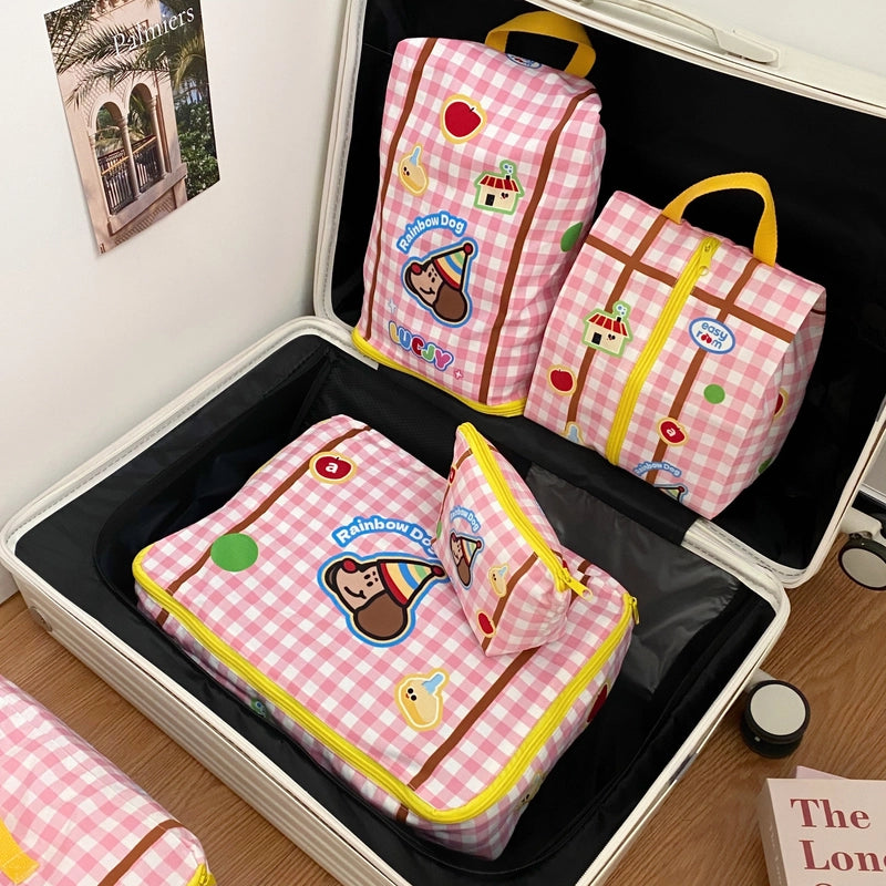 Cute Minimalist Cartoon Cloth Storage Bag