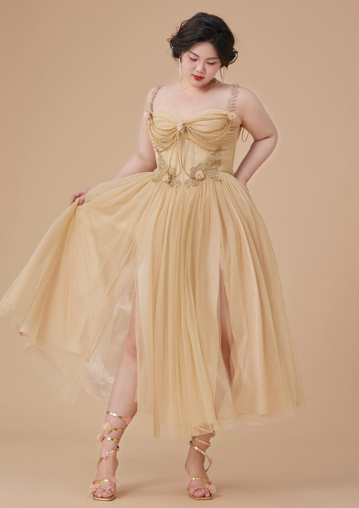 Curve & Plus Nile Rose Corset Dress