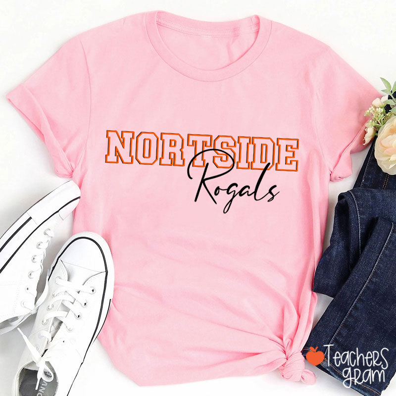 Personalized School Spirit Mascot Teacher T-Shirt