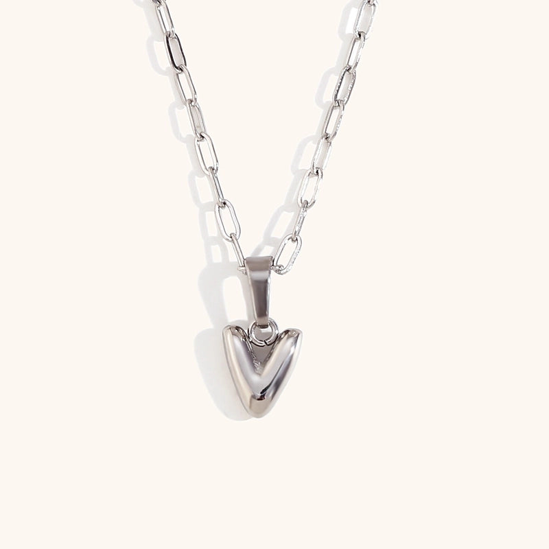 Minimalist Commute Letter Stainless Steel Titanium Steel Plating Gold Plated Pendant Necklace
