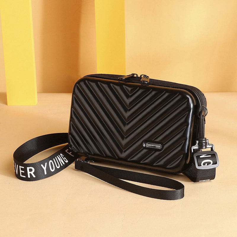 Women's PVC Letter Streetwear Zipper Phone Wallets