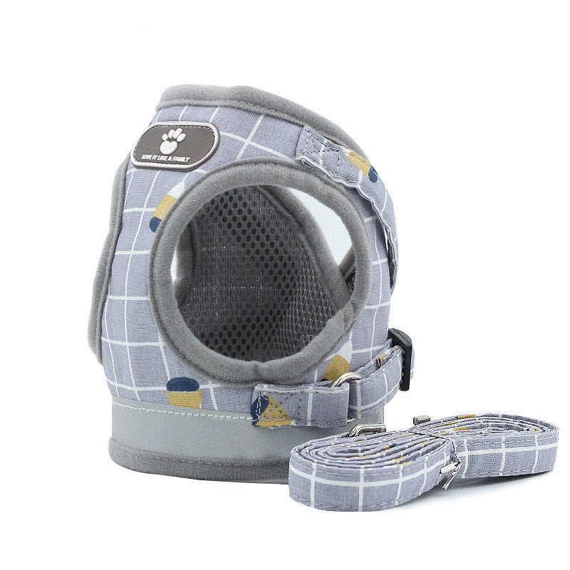 Adjustable  Reflective Harness With Leash