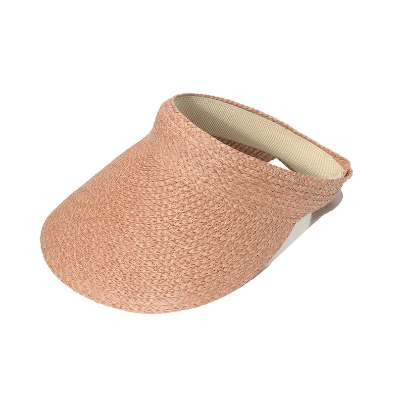 Women's Korean Style Solid Color Curved Eaves Sun Hat