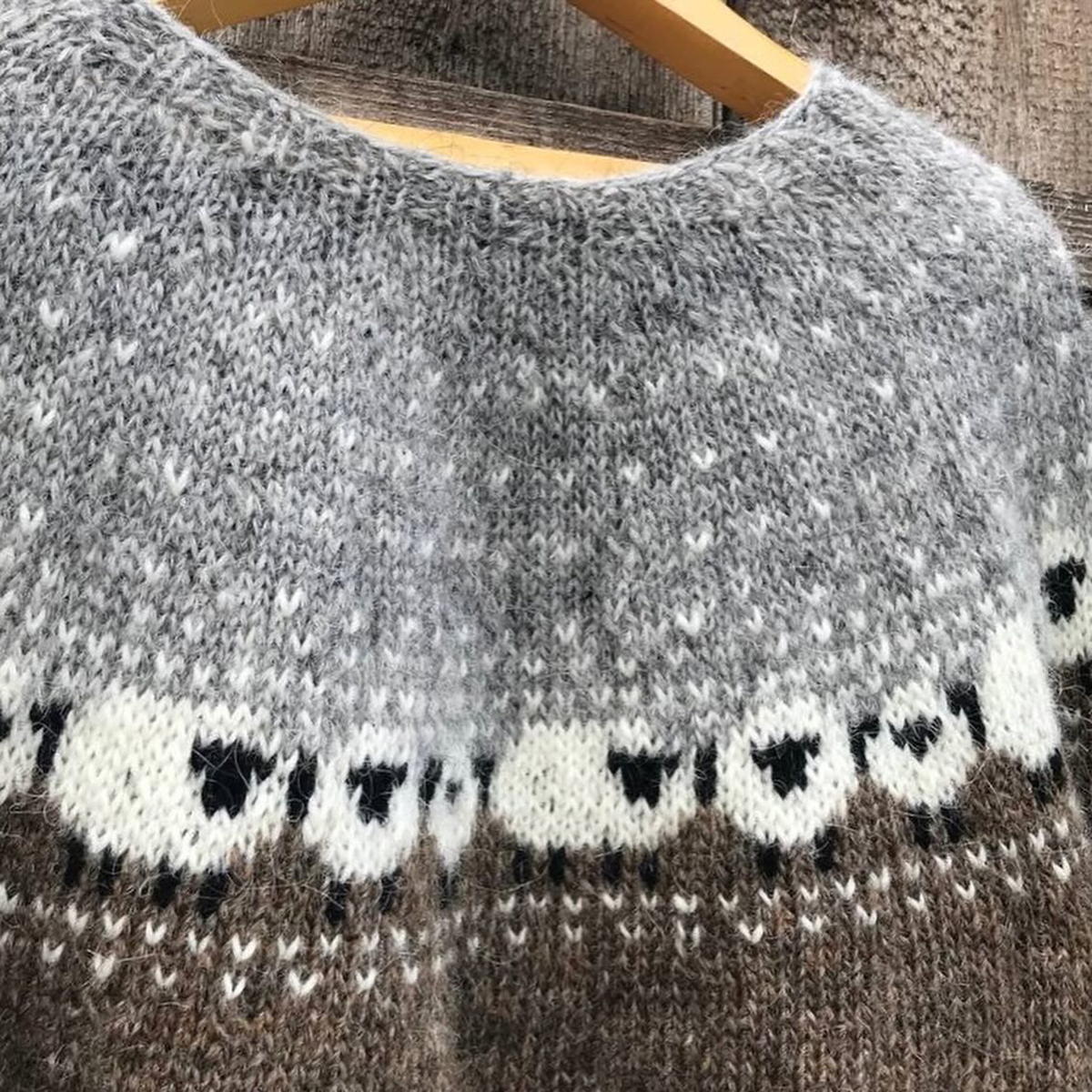 Vintage Sheep Jacquard Cozy Sweater