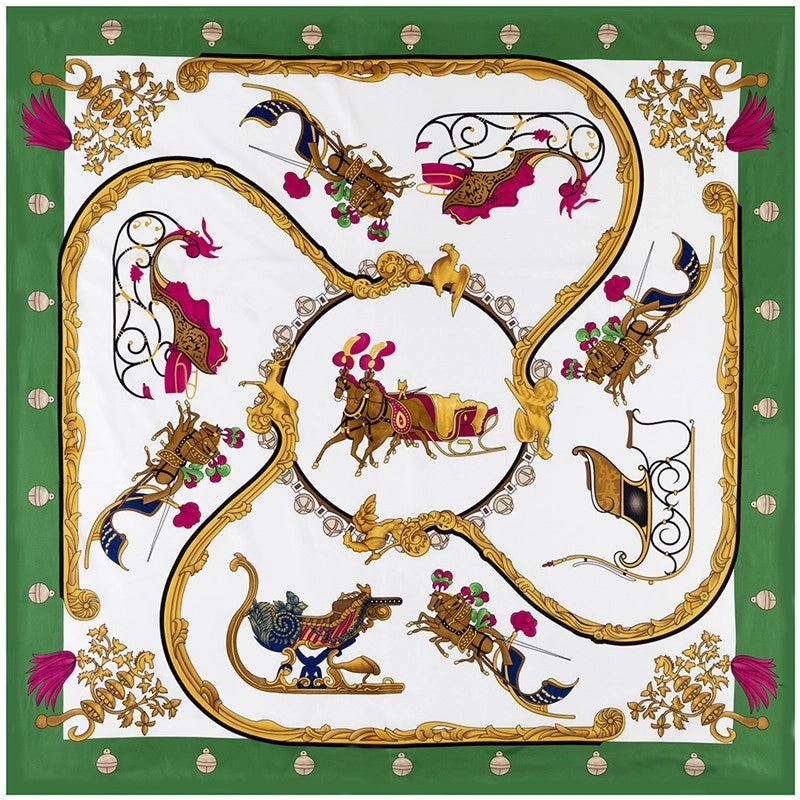 New Silk Scarf Print Ladies Shawl Scarf