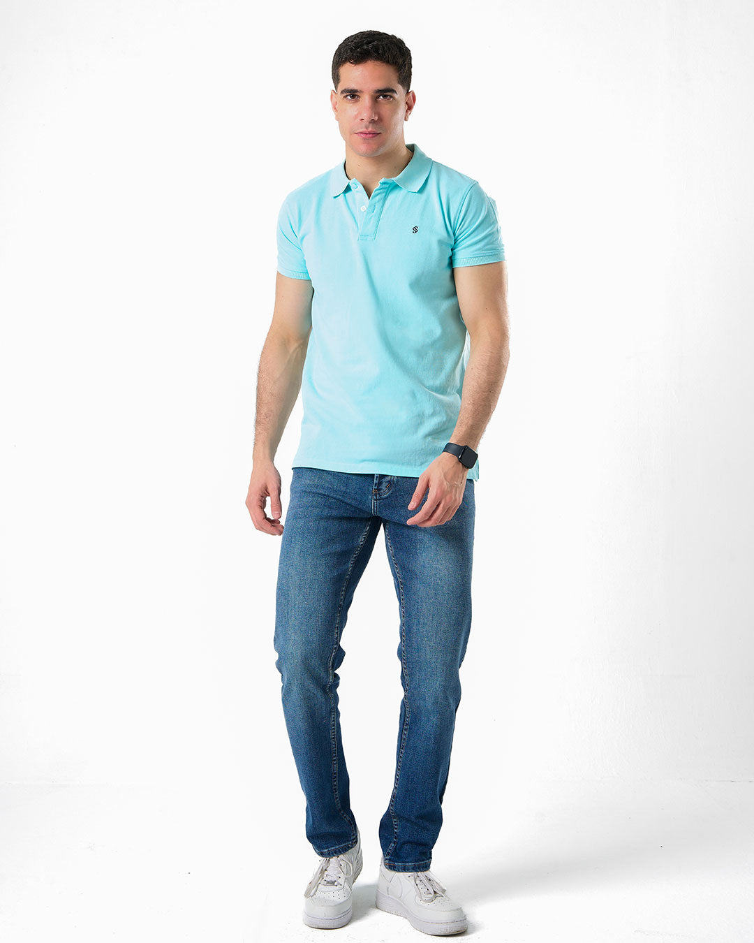 Embroidered Mens Short Sleeve Polo T-shirt