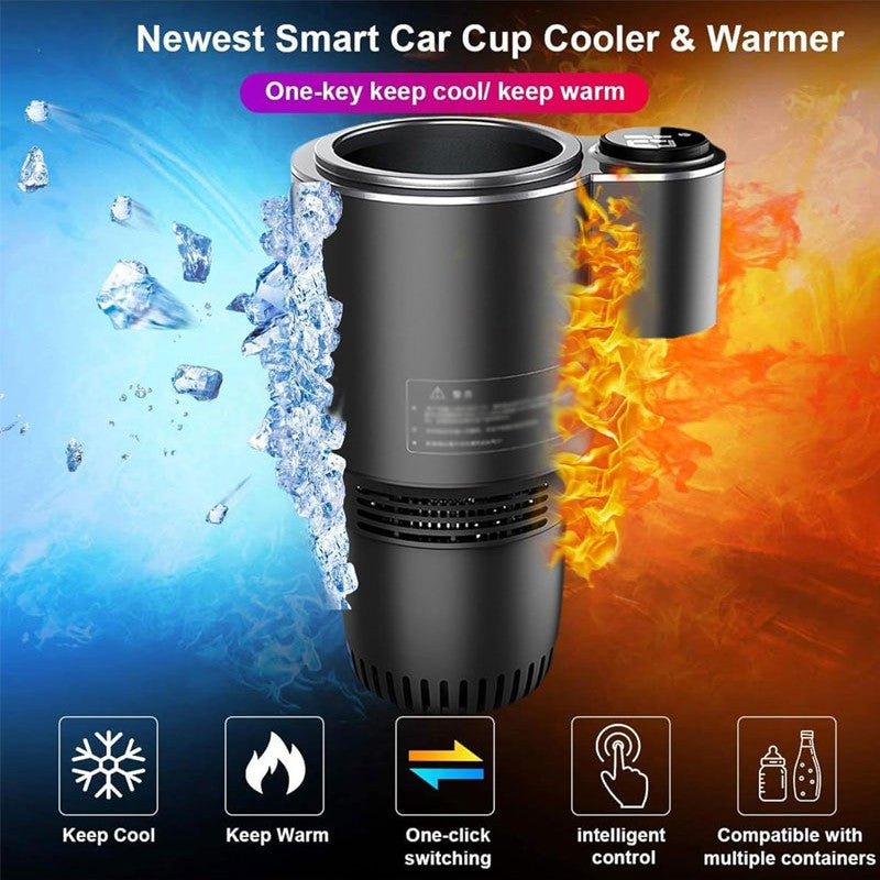 🔥Last Day Sale 50%🔥2-in-1 Smart Car Cup Cooler and Warmer