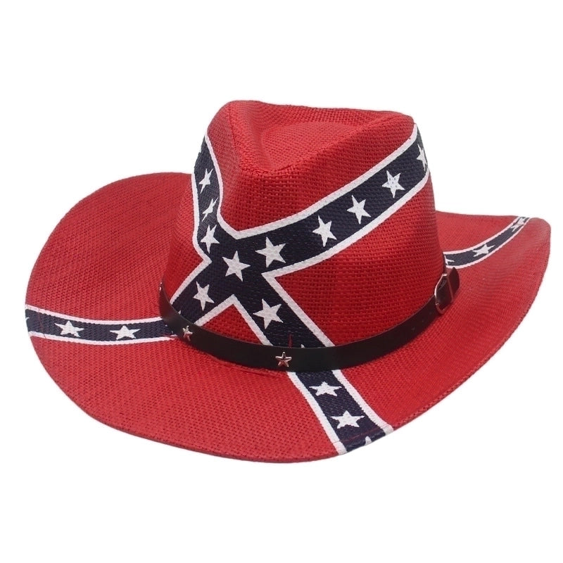 Unisex Fashion Star Straw Hat