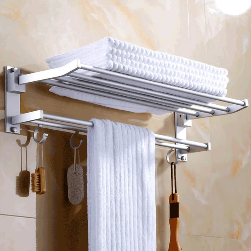 ALUMINIUM DOUBLE TOWEL RACK