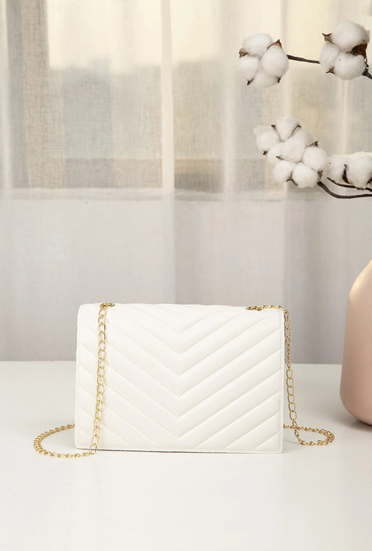 Medium Pu Leather Square Bag