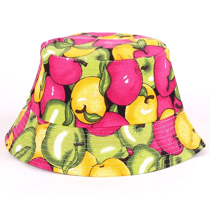 Women's Cute Printing Flower Flat Eaves Baseball Cap
