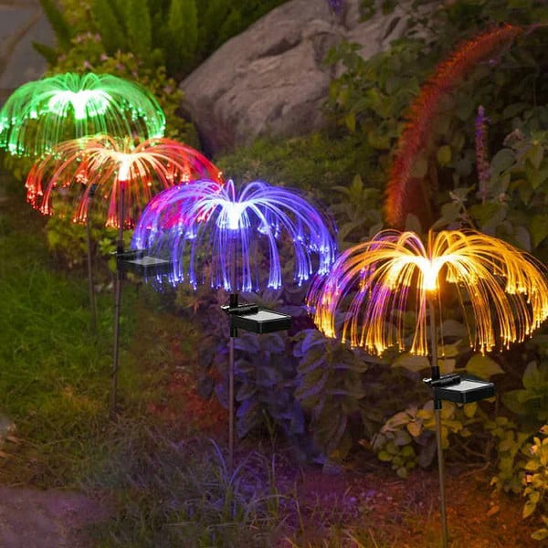 🎄Solar Garden Changing Jellyfish Lights