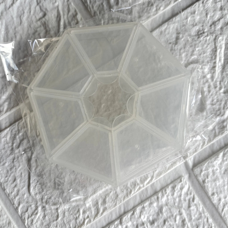 One Week 7-corner Medicine Box Round 7-compartment Portable One Week Sub-packed Small Medicine Box Mini 7-day Portable Medicine Accessories Box