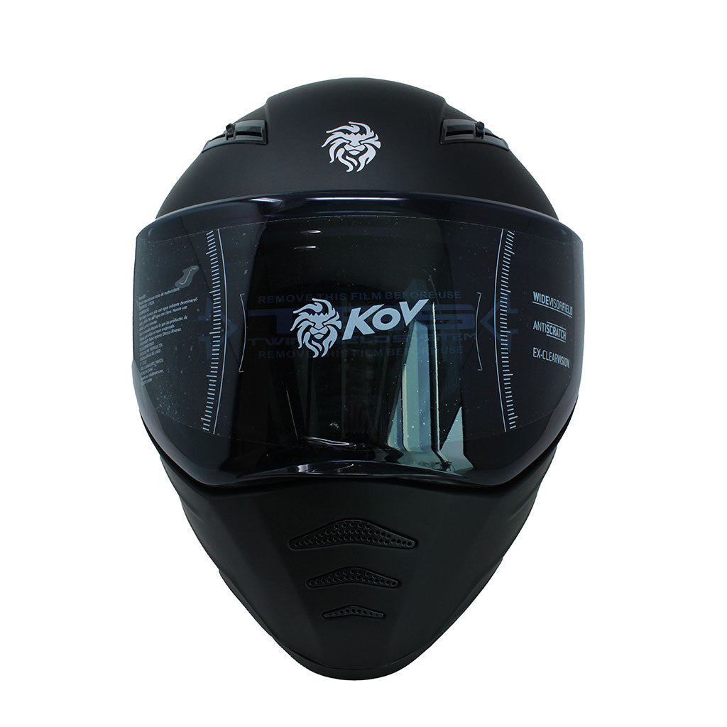 Casco Kov Estelar Negro Mate