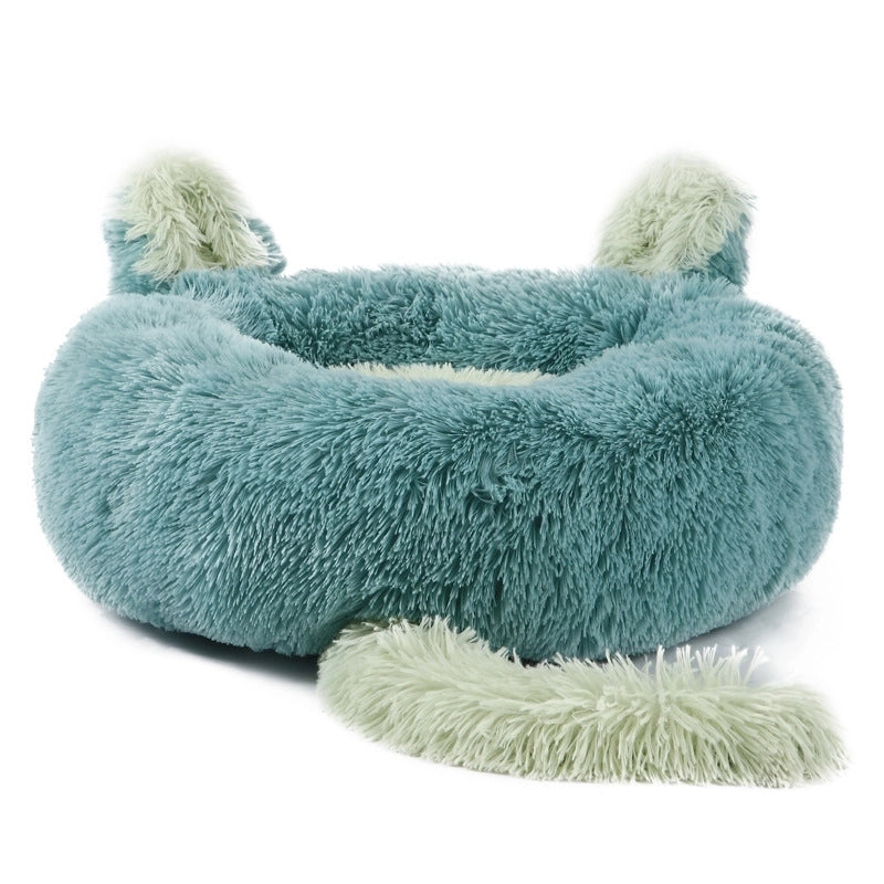 Minimalist Cloth Solid Color Pet Bed
