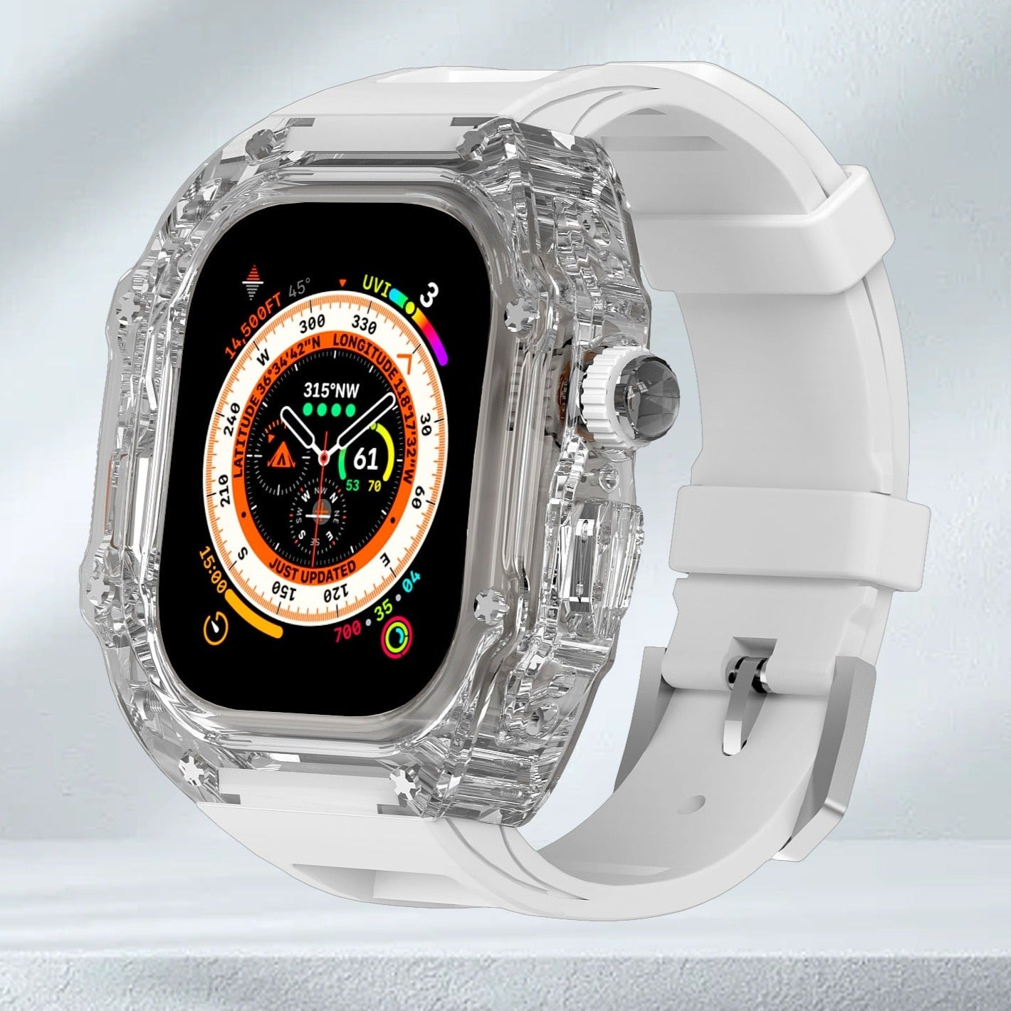 Transparent Luxury Apple Watch Cases for Apple Watch Ultra and Ultra 2