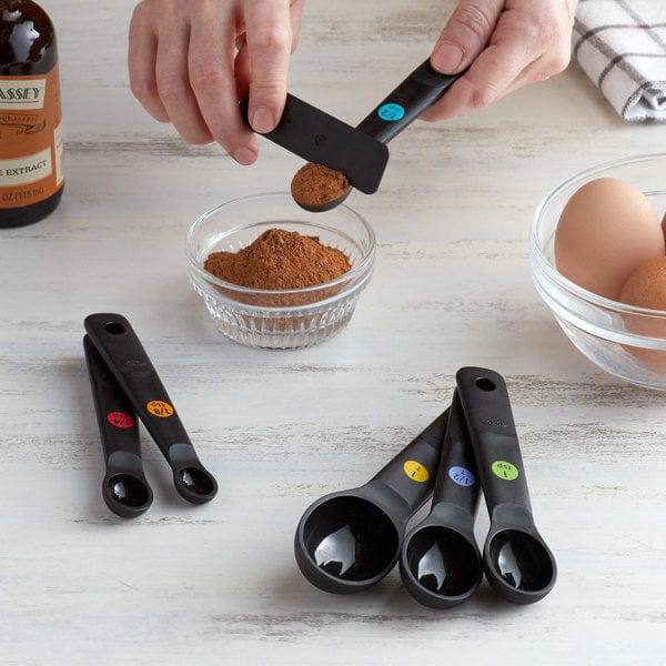 Good Grips 7-Piece Measuring Spoon Set - Black