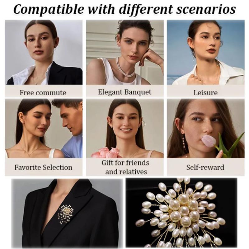 Elegance Redefined: The Pearl Brooch Every Classy Woman Needs! ✨