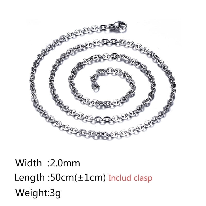 Fashion Geometric 201 Stainless Steel Plating Stainless Steel Necklaces