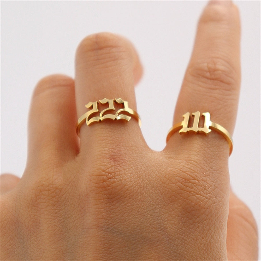 Lucky Angel Number Rings