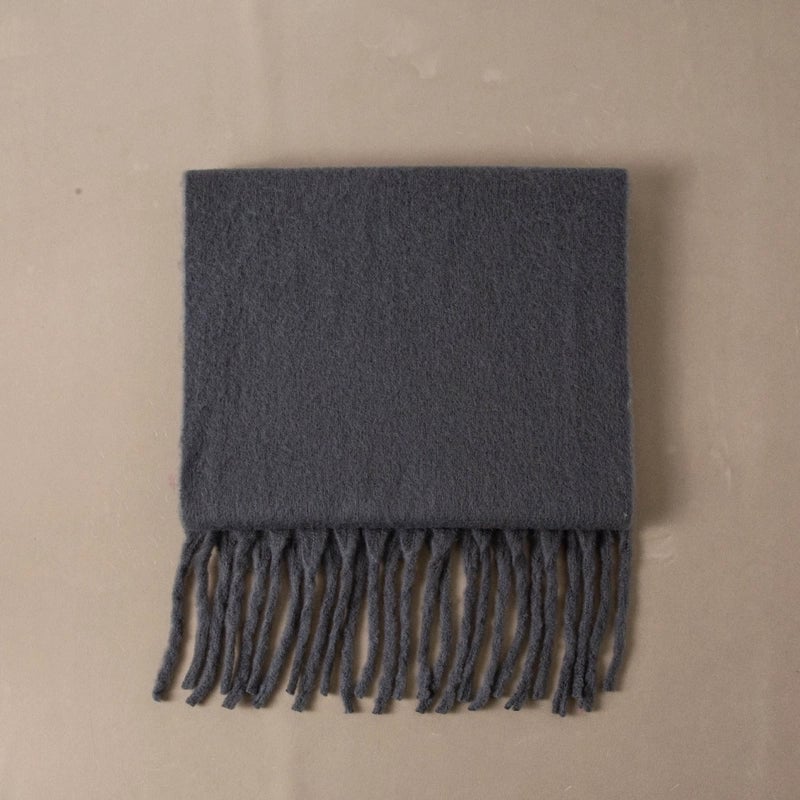 Brown Striped Scarf Women's Autumn And Winter  Trendy Winter Warm Imitation Cashmere Windproof Scarf For Students