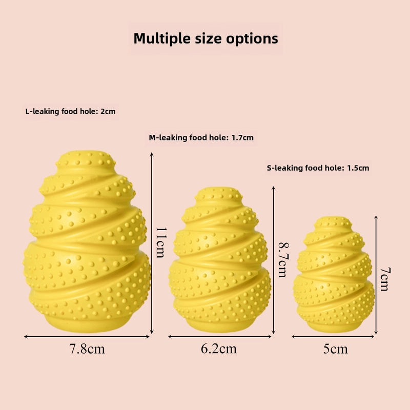 Leakage Eating Hand Freeze-dried Meat Fruit Dried Leakage Eating Toy Dog Gnawing Bite Resistant Rubber Easy To Clean