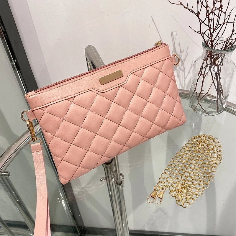 White Red Black Pu Leather Geometric Square Evening Bags