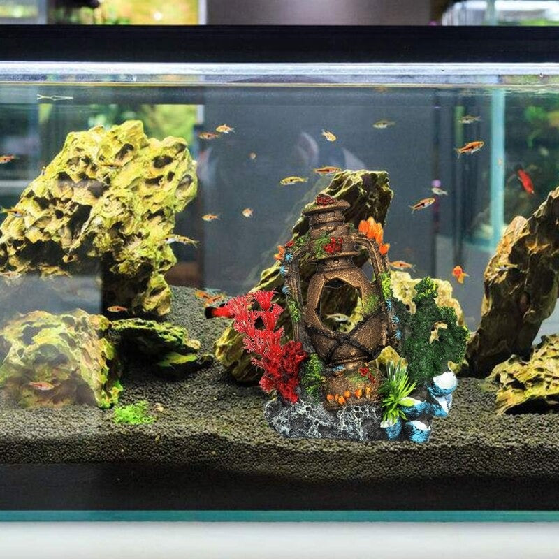 Coral Oil Lamp Ornament For Aquarium