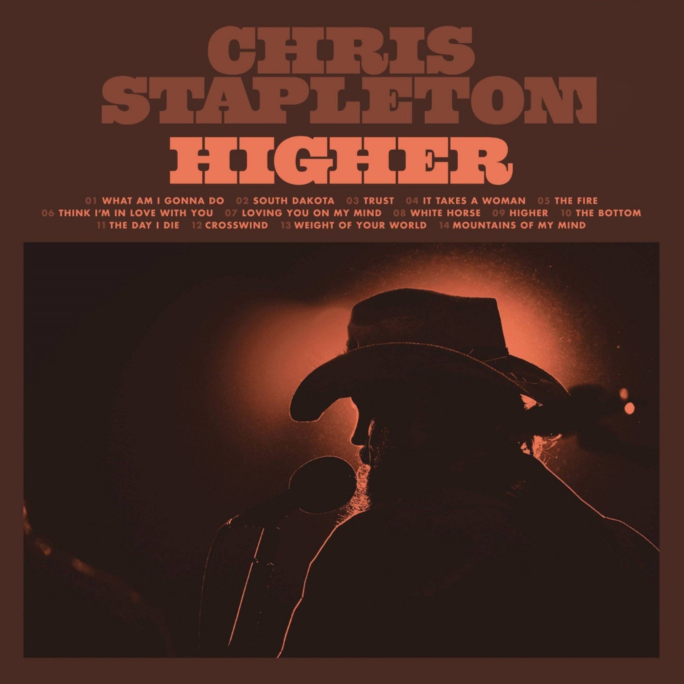 Chris Stapleton - Higher Exclusive Limited Edition Opaque Baby Pink Color Vinyl 2x LP Record