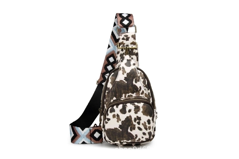 Women's Vintage Style Solid Color Pu Leather Waist Bags