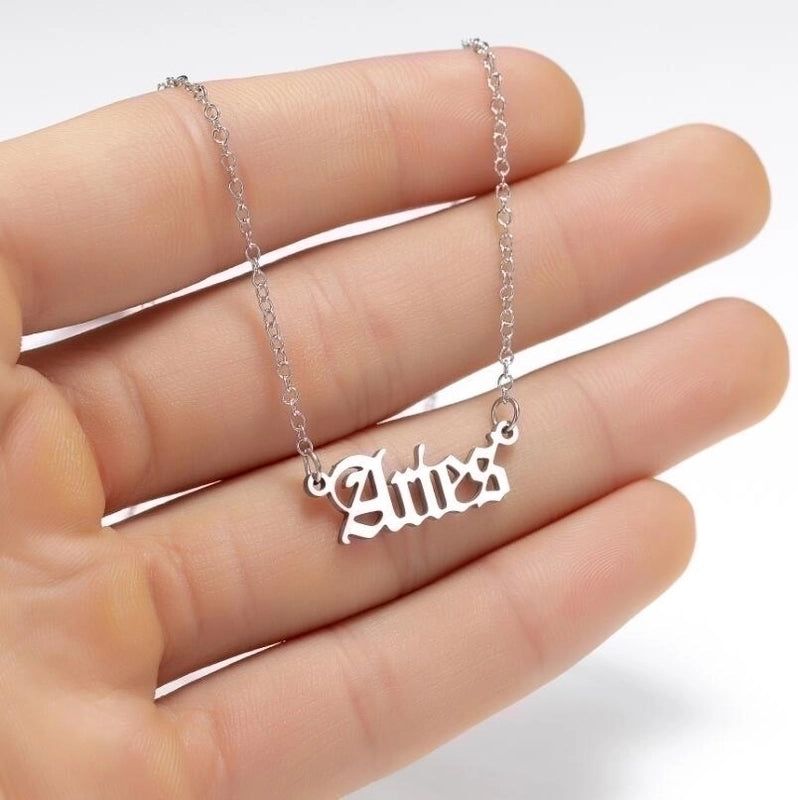 Fashion Constellation 201 Stainless Steel 18K Gold Plated Stainless Steel Necklaces