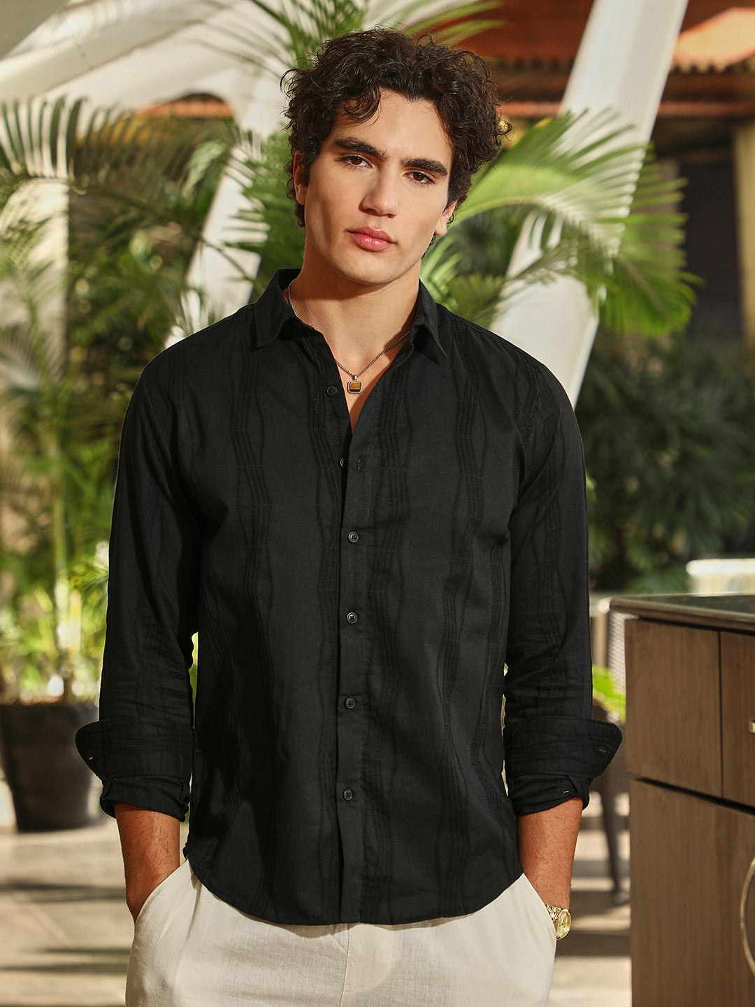 Swirl-Tactile Shirt