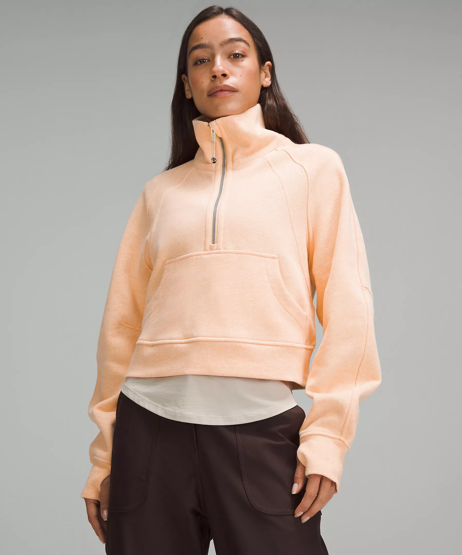 lululemon Scuba Oversized Funnel-Neck Half Zip