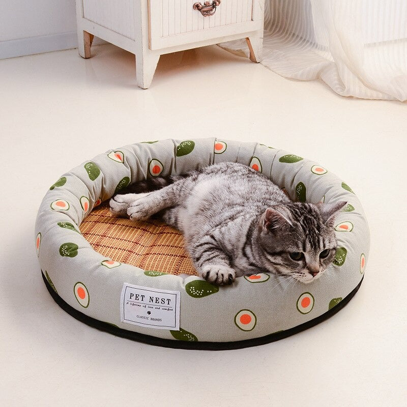 Summer Cooling Cat Mat Sponge Waterproof