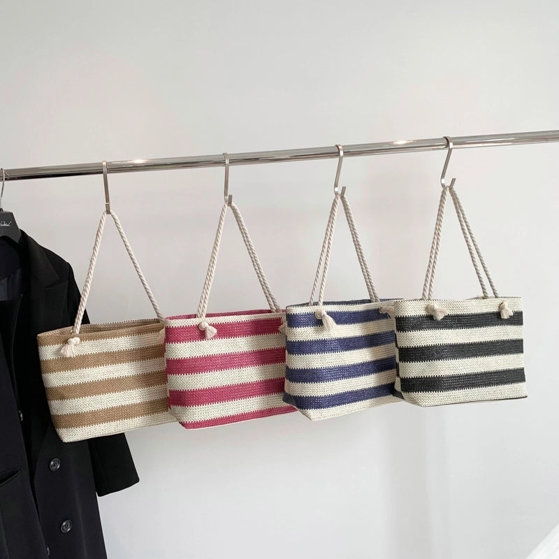 Women's All Seasons Straw Classic Style Shoulder Bag