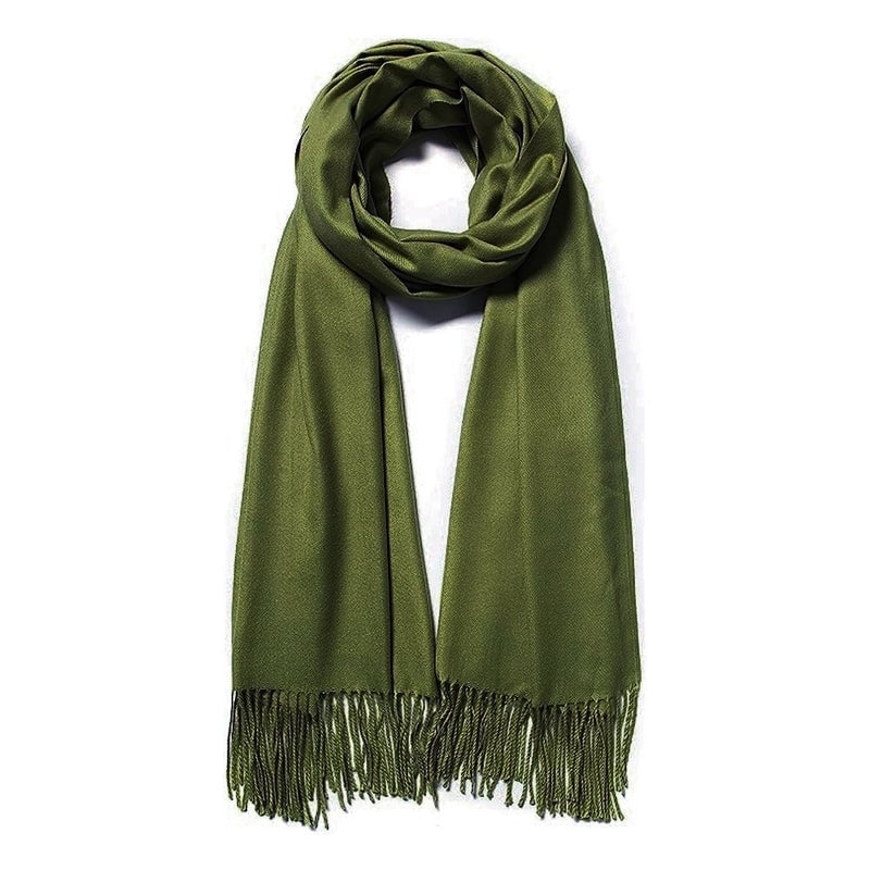 Double-sided Cashmere-like Autumn And Winter Couple Mid-length Warm  Sweet Women's Scarf Shawl