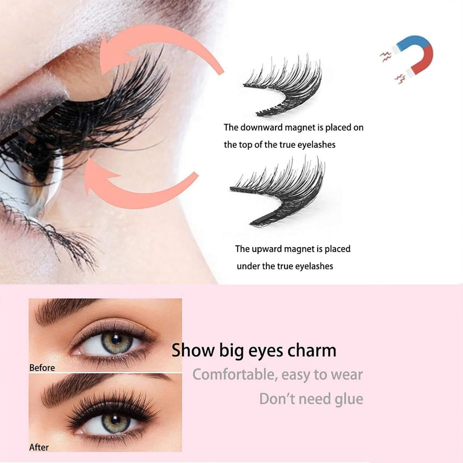 Premium Magnetic Eyelashes | Easy. Quick. Safe!