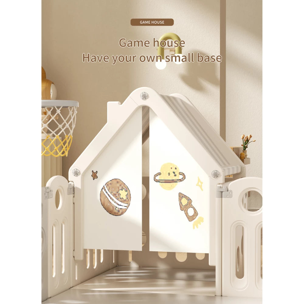 Astronaut Kids Playpen Set - Swing. Slide. Rocking Horse & more
